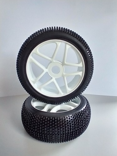 Buggy räder weiß - 1:8,