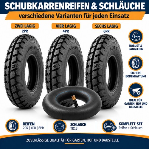 Schubkarrenreifen 2pr 4pr - schubkarrenreifen,